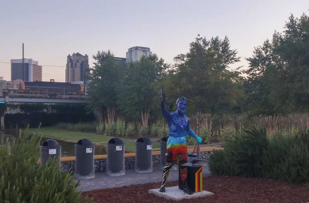 Vulcan in Railroad Park, 2015.