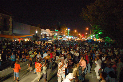 The 4th Ave Jazz Festival crowd