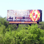 City Stages Billobard On I-20/59