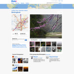 Screenshot of Flickr City pages - Birmingham, AL.