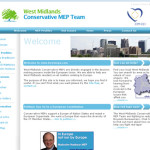 West Midlands Conservative Party website homepage
